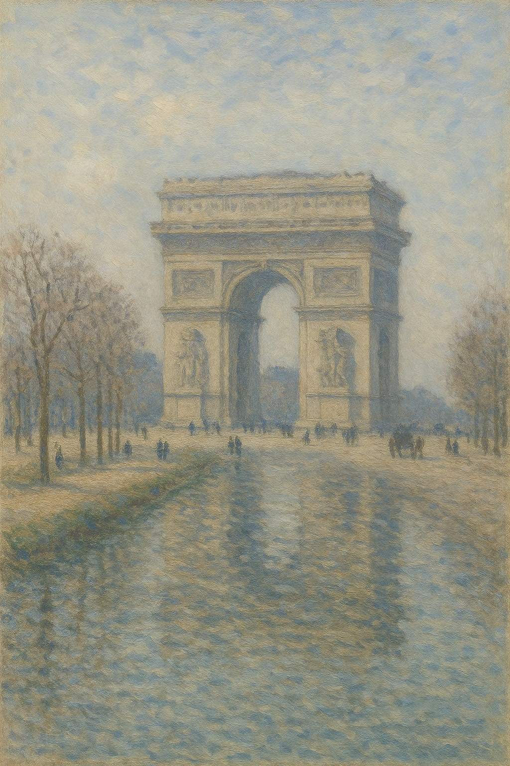 Arc de Triomphe — Im Geiste Sisleys