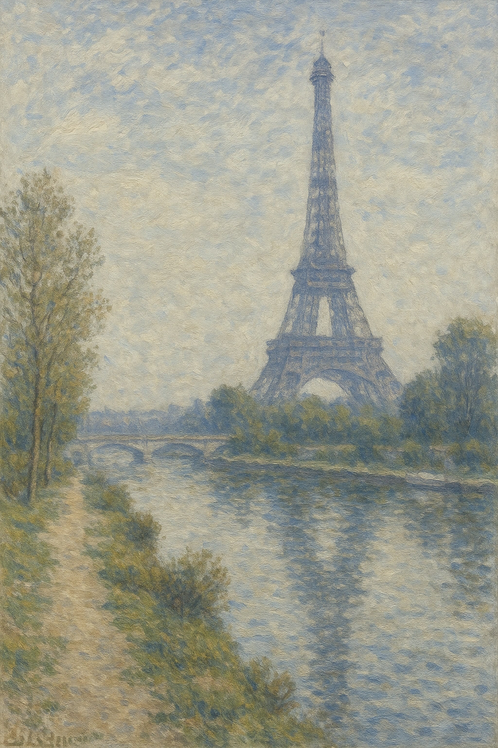 Eiffel Tower — Im Geiste Sisleys