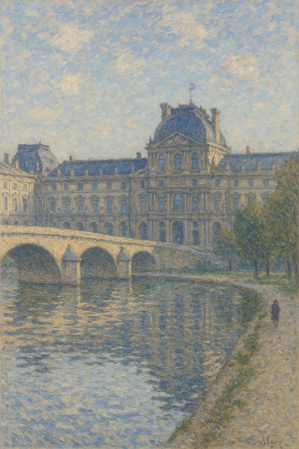 Louvre Museum — Im Geiste Sisleys
