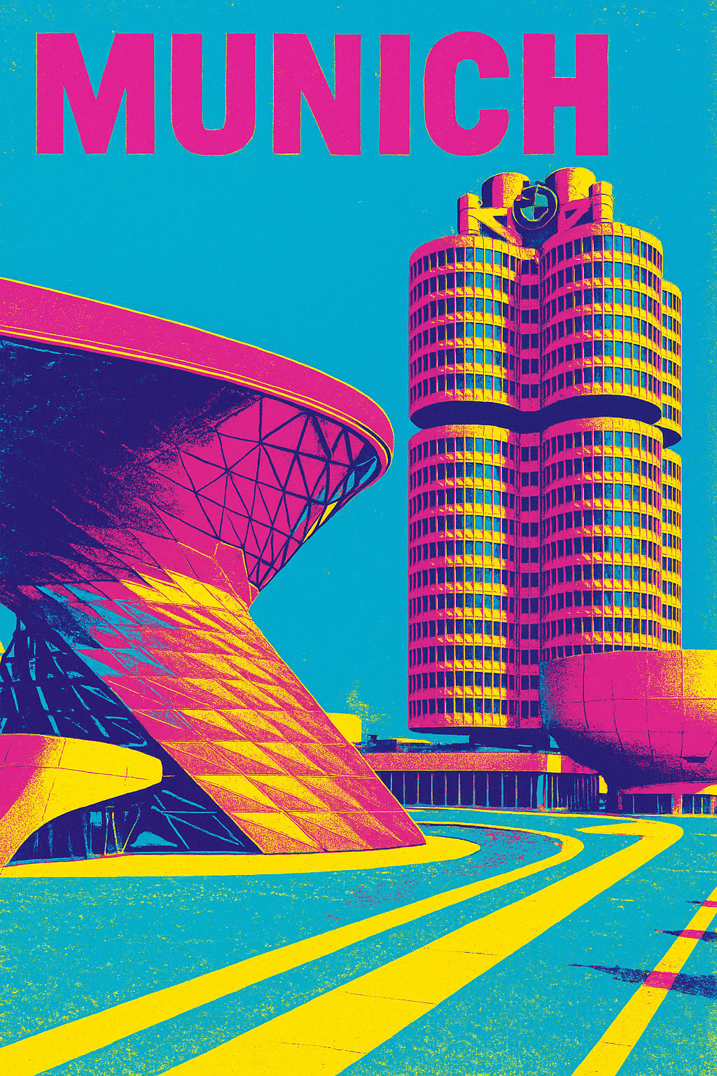 BMW Welt & Vierzylinder — Im Geiste Warhols