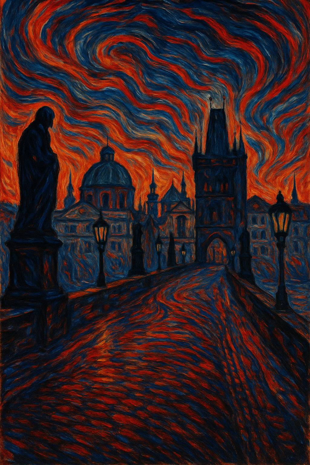 Charles Bridge — Im Geiste Munchs