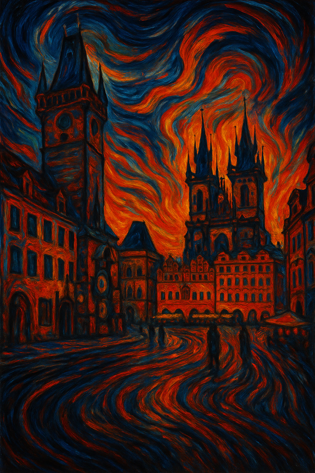 Old Town Square — Im Geiste Munchs