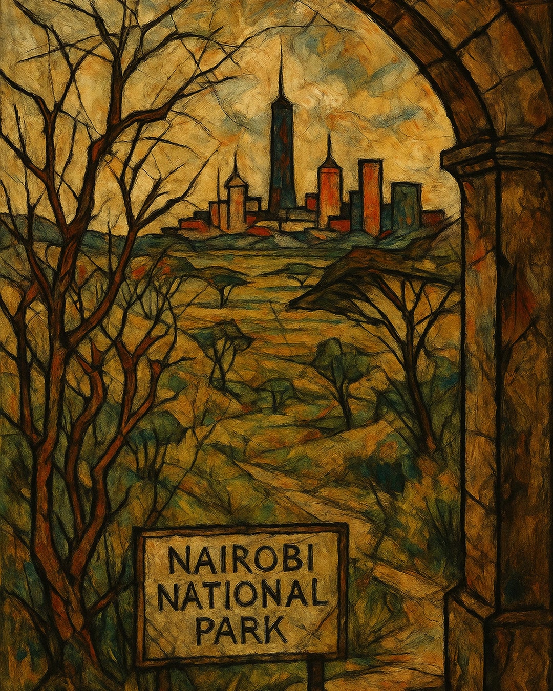 Nairobi National Park — Im Geiste Schieles