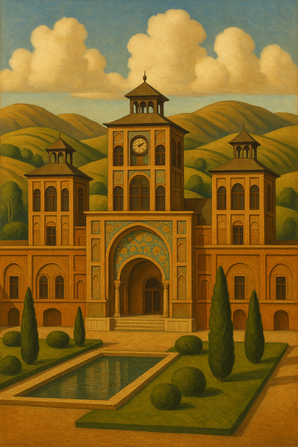 Golestan Palace — Im Geiste Grant Woods