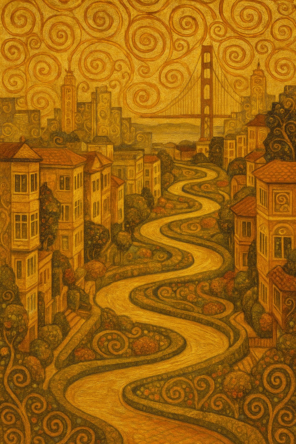 Lombard Street — Im Geiste Klimts