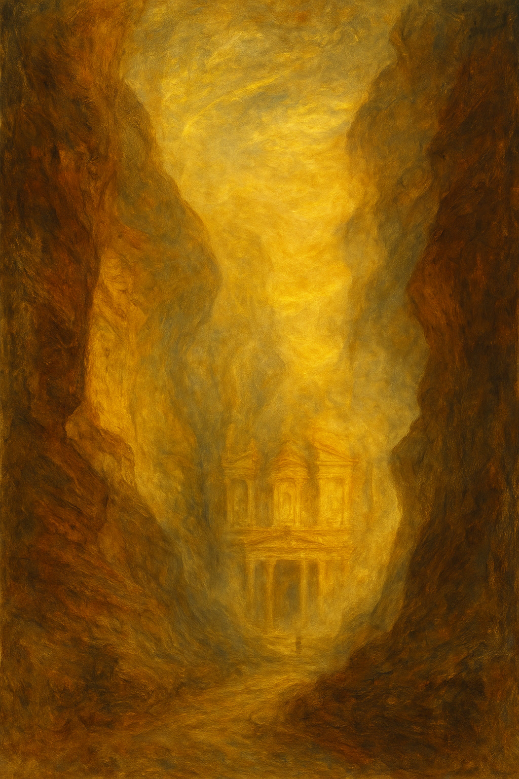 Der Siq — Im Geiste J.M.W. Turners