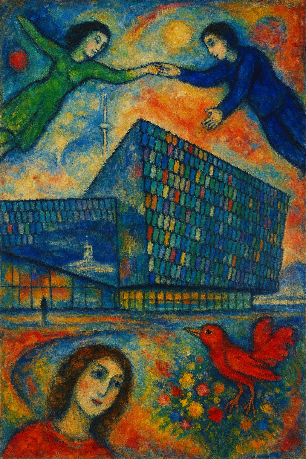 Harpa Concert Hall — Im Geiste Marc Chagalls