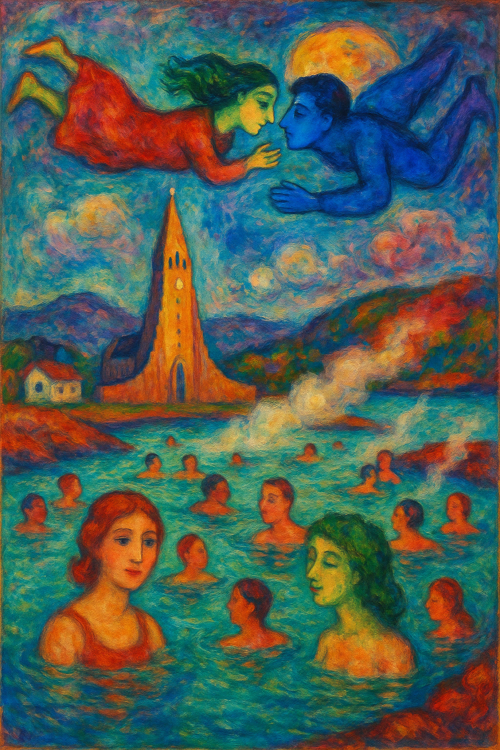Geothermal Pools — Im Geiste Marc Chagalls