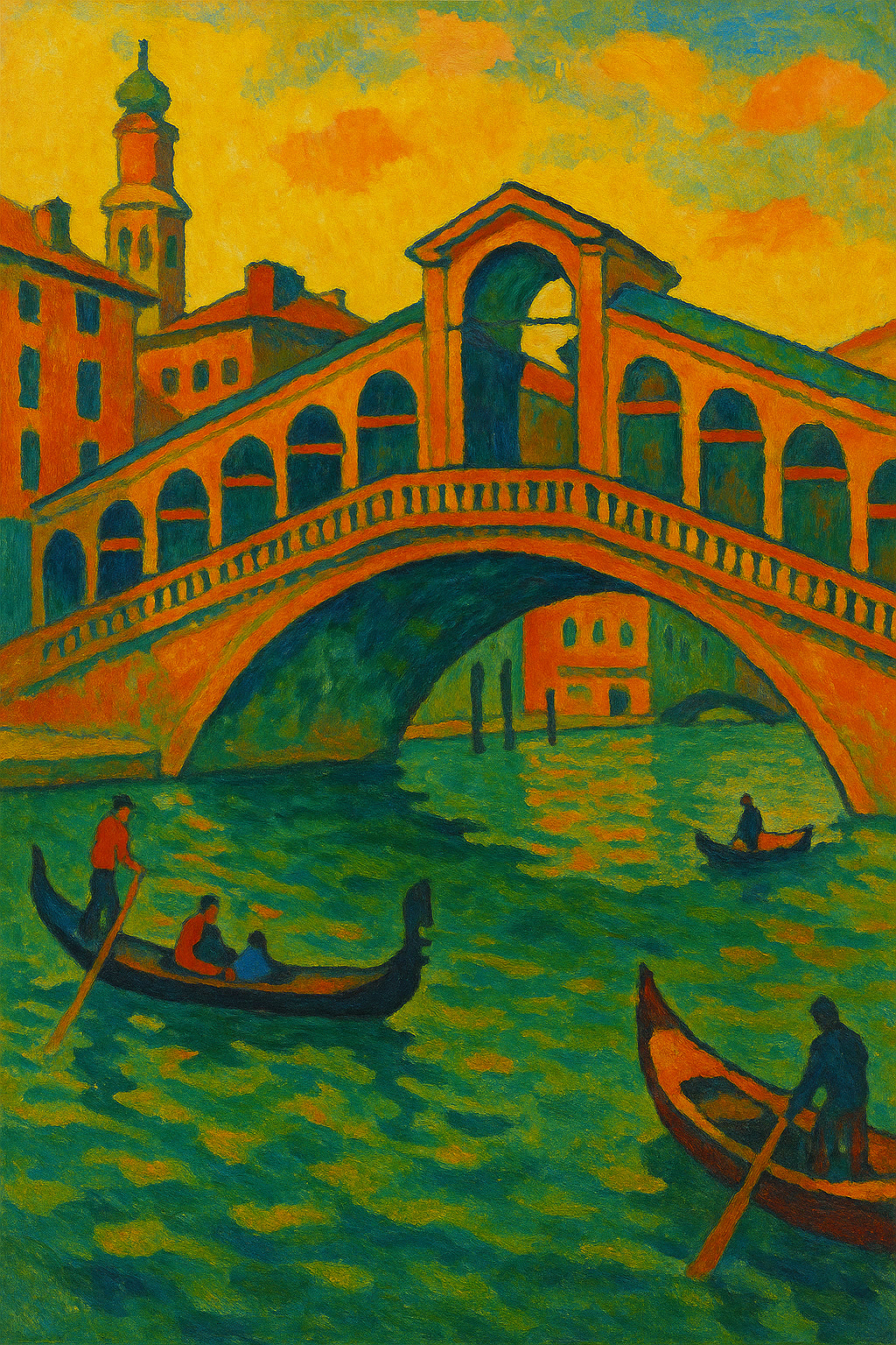 Rialto Bridge — Im Geiste Gauguins