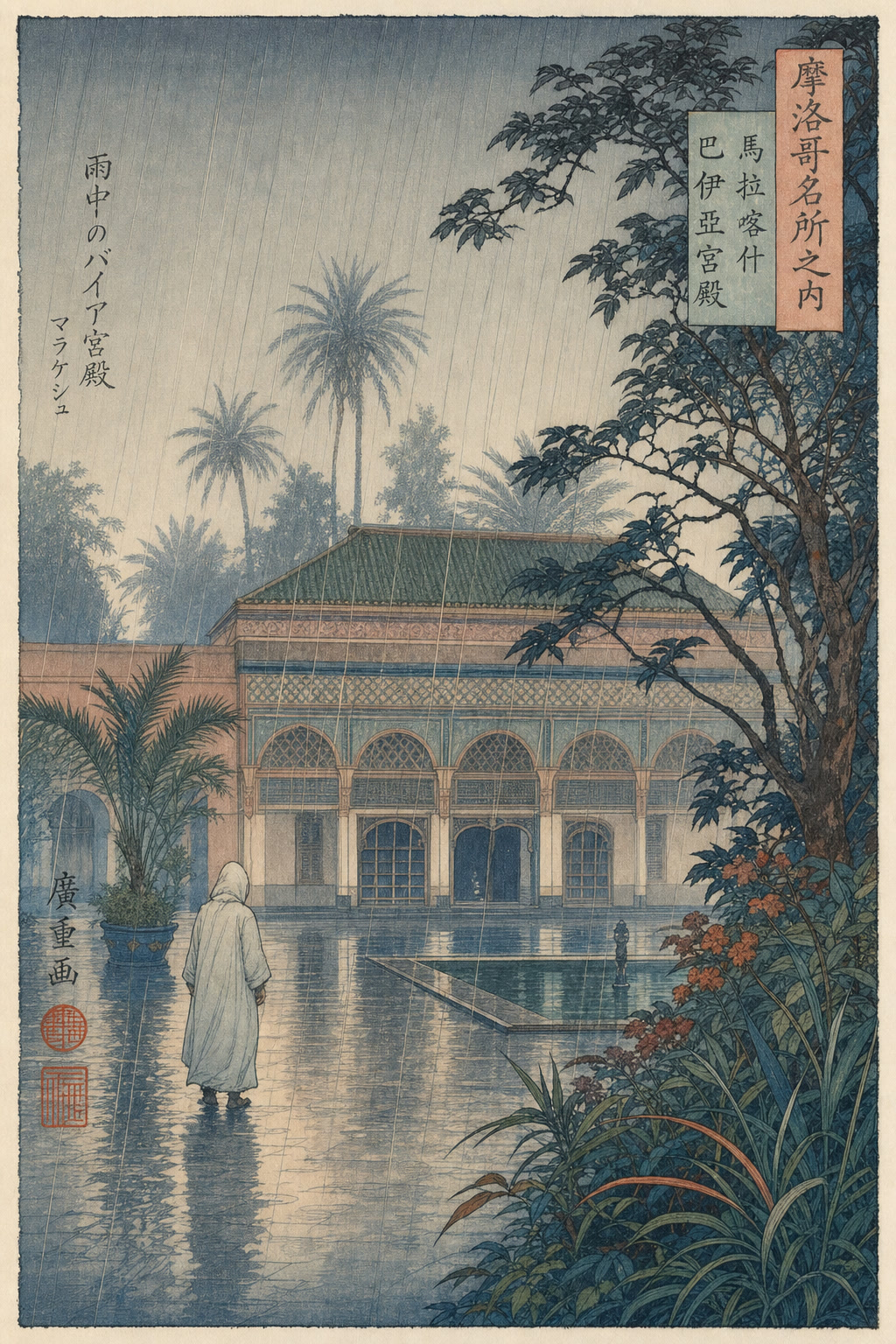 Bahia Palace — Im Geiste Hiroshiges