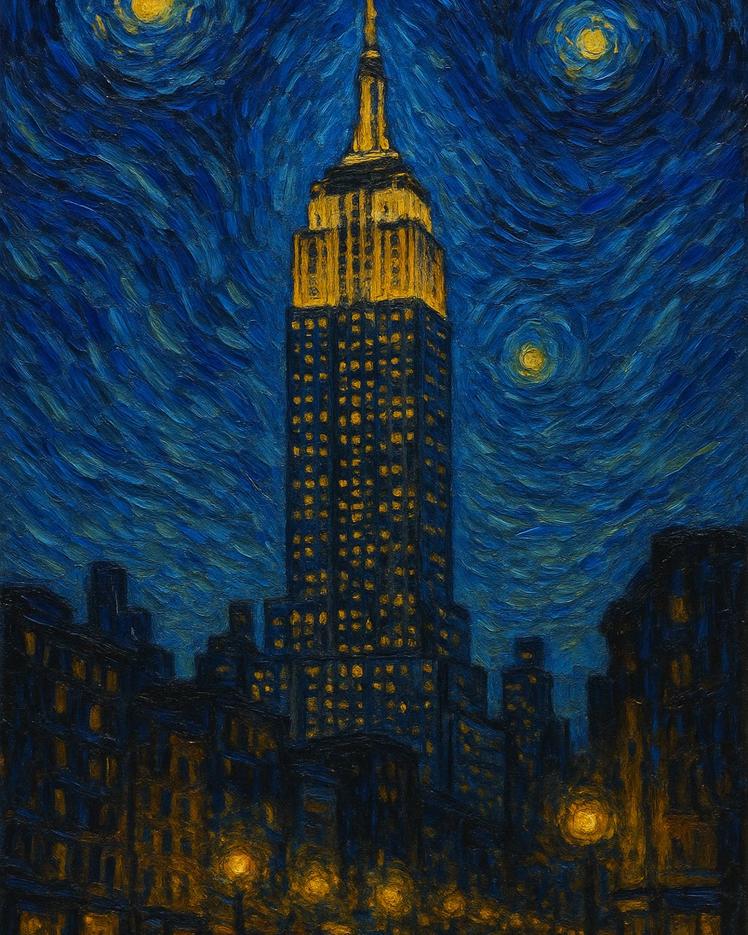 Brooklyn Bridge — Im Geiste van Goghs