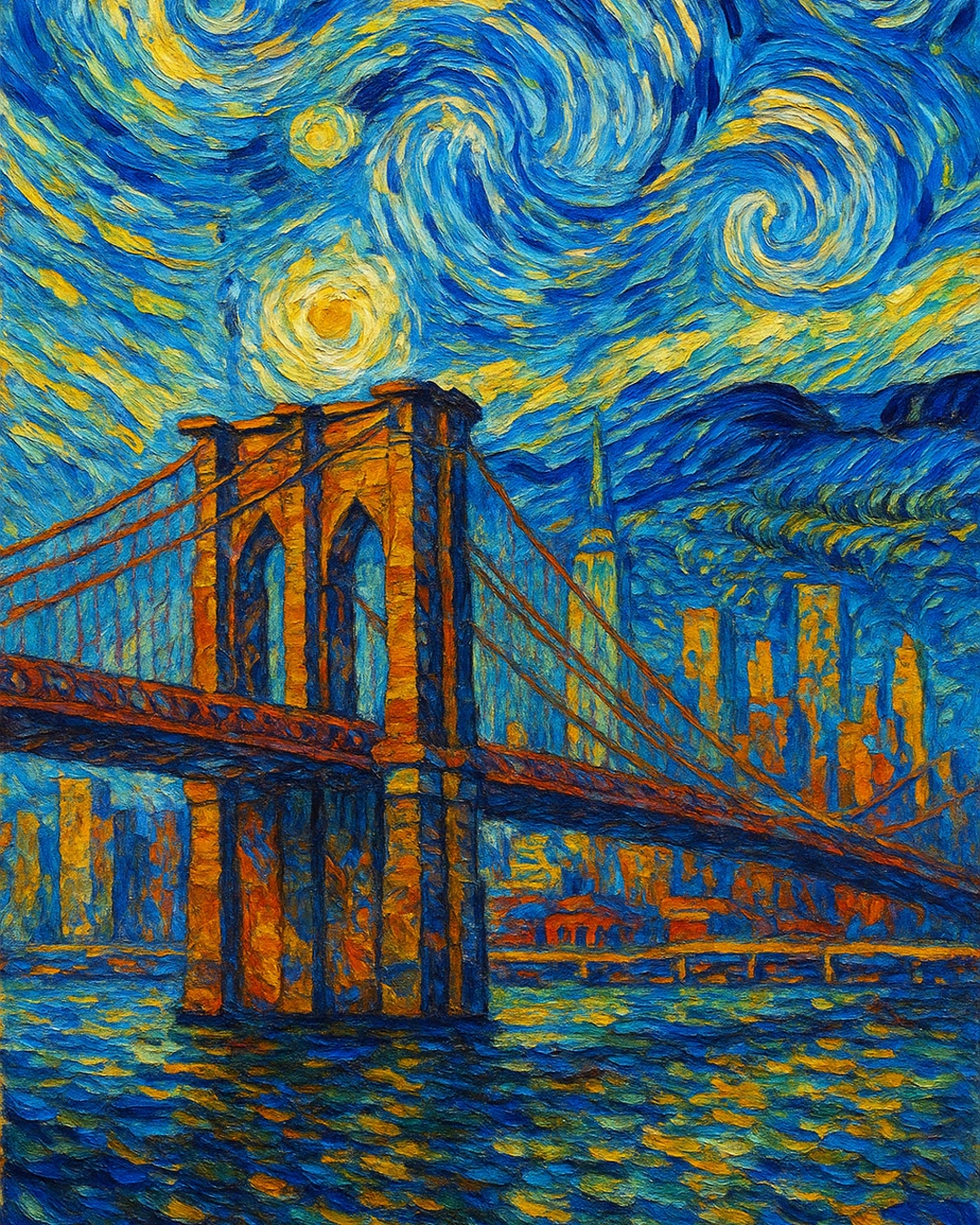 Times Square — Im Geiste van Goghs